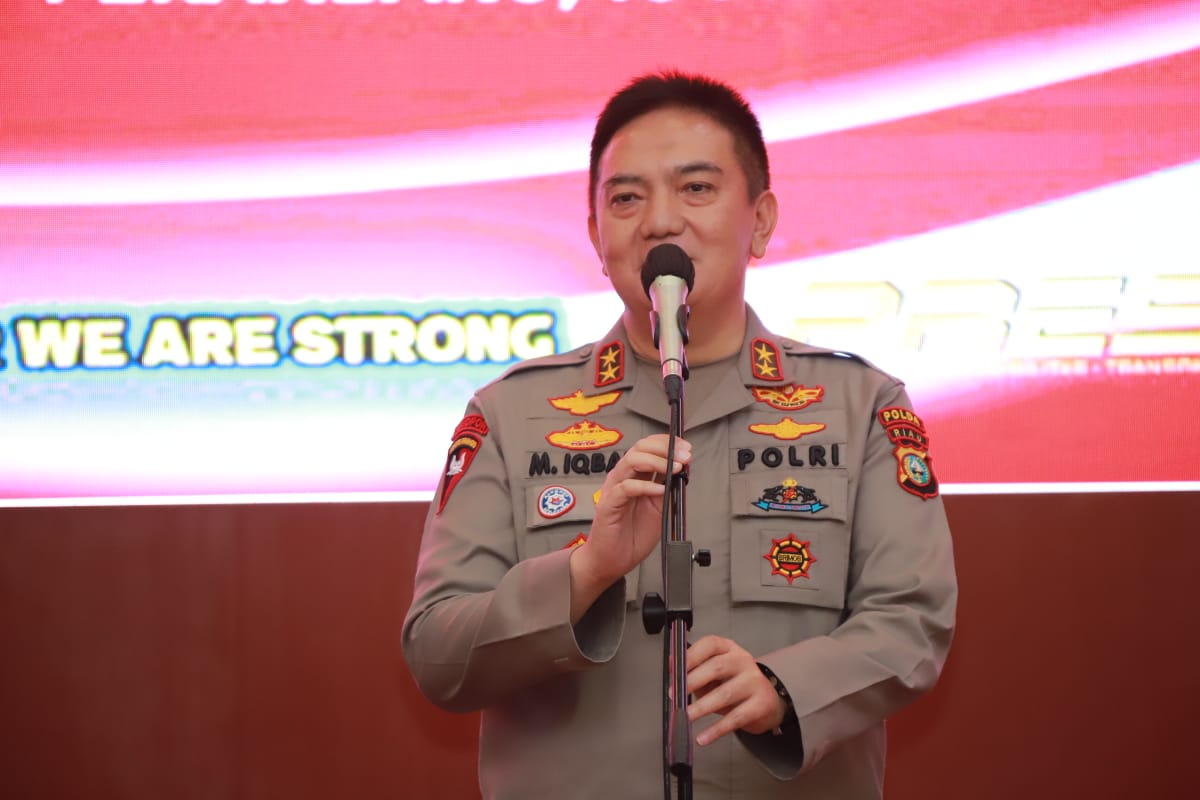 Kapolda Riau Halal Bi Halal Dengan Purnawirawan Polri Riau 